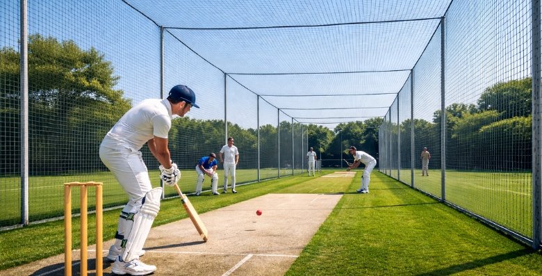 Cricket Practice Nets Installation in Gandhipuram
