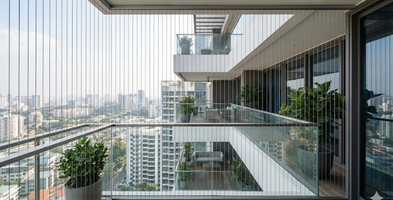 Invisible Grills Installation in Ganapathy