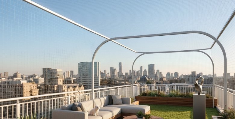 Terrace Safety Nets Installation in Ganapathy