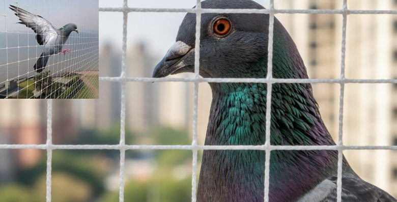 Pigeon Nets Installation in Saibaba Colony